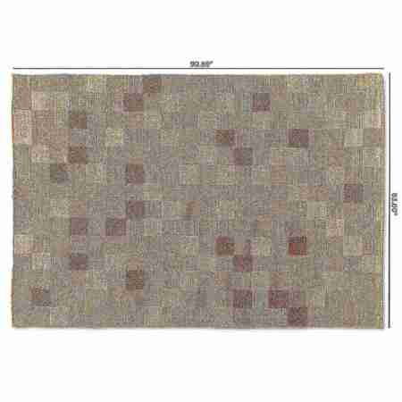 Baxton Studio Barbon Modern and Contemporary Ivory and Beige Handwoven PET Yarn Indoor and Outdoor Area Rug 187-11857-Zoro